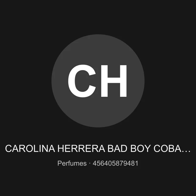 CAROLINA HERRERA BAD BOY COBALT ELIXIR 3.4EDP
