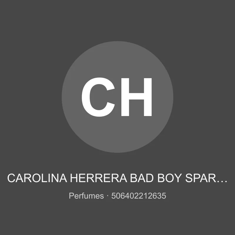 CAROLINA HERRERA BAD BOY SPARKLING ICE 3.4OZ EDT