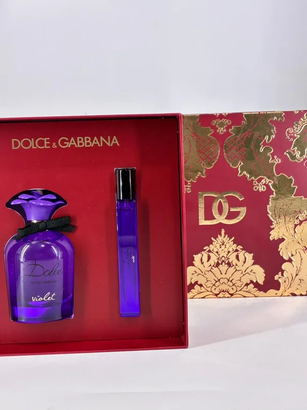 DOLCE & GABBANA VIOLET SET