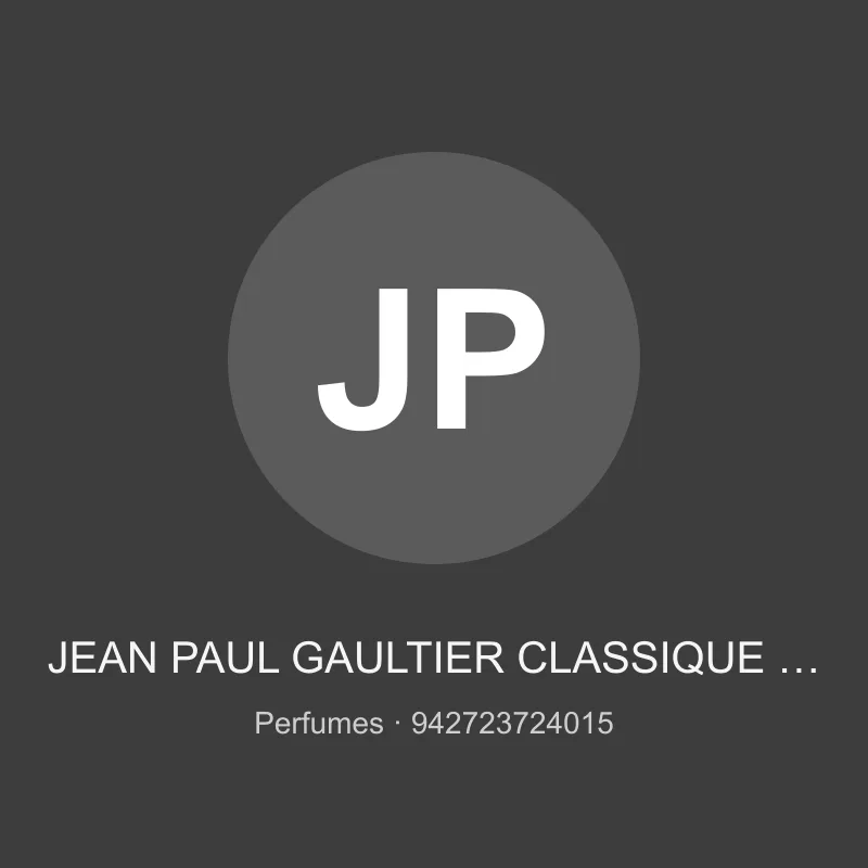 JEAN PAUL GAULTIER CLASSIQUE 3.4 OZ EDP