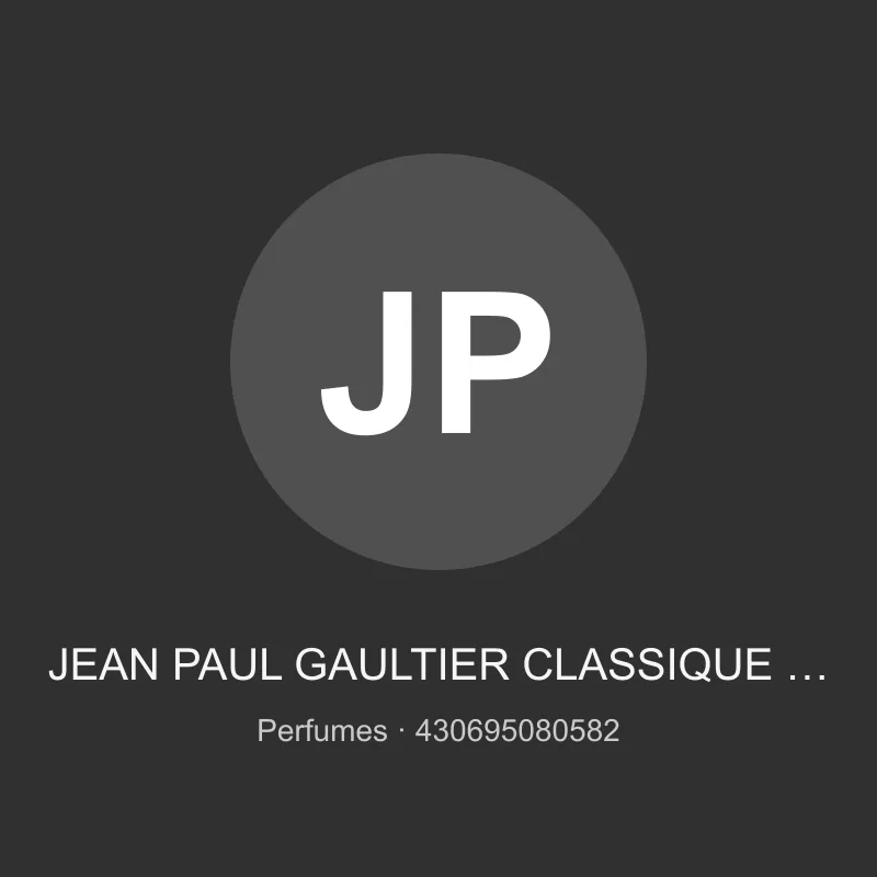 JEAN PAUL GAULTIER CLASSIQUE JEWEL 3.3 OZ EDT