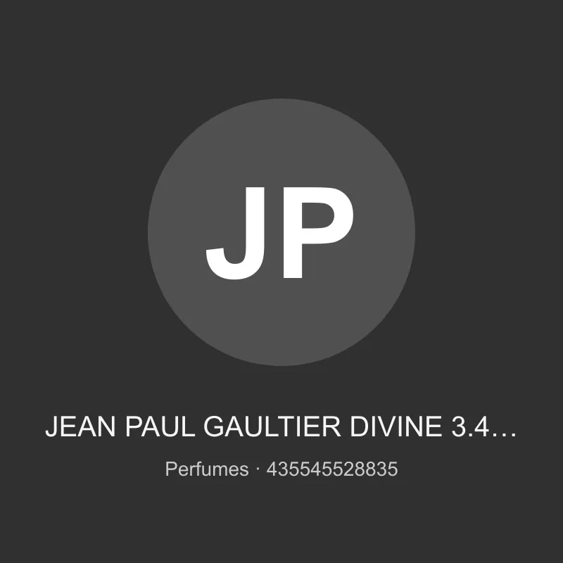 JEAN PAUL GAULTIER DIVINE 3.4 OZ EDP