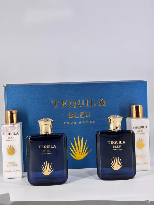 TEEQUILA BLEU POUR HOMME SET 4PZAS