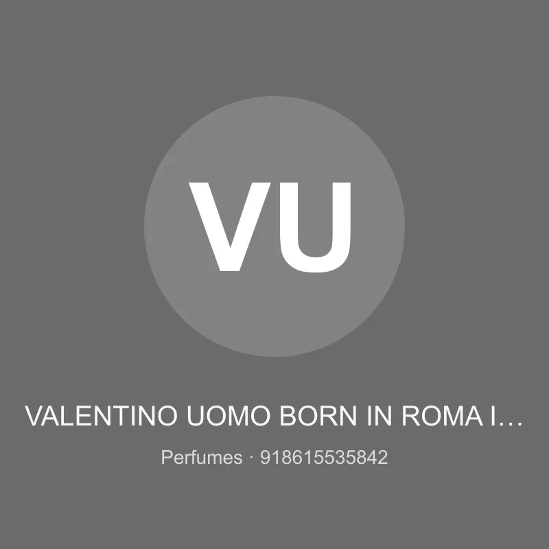 VALENTINO UOMO BORN IN ROMA INTENSE 3.4 OZ EDT