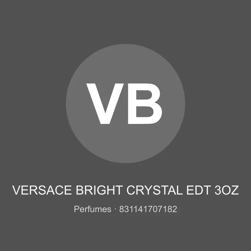 VERSACE BRIGHT CRYSTAL EDT 3OZ