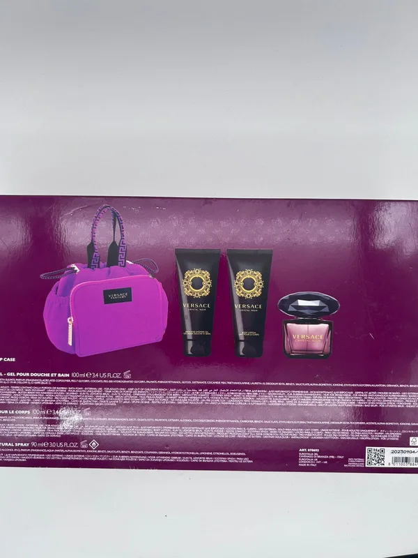 Versace Crystal Noir Set EDT 3 Oz