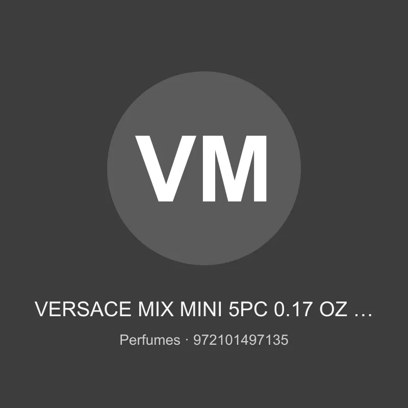VERSACE MIX MINI 5PC 0.17 OZ EDT